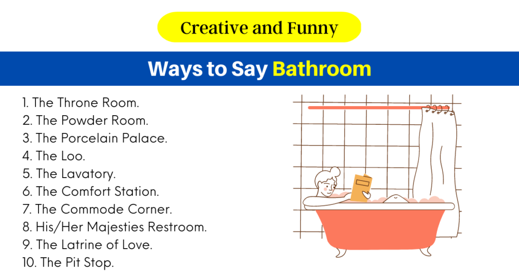 Ways to Say Bathroom