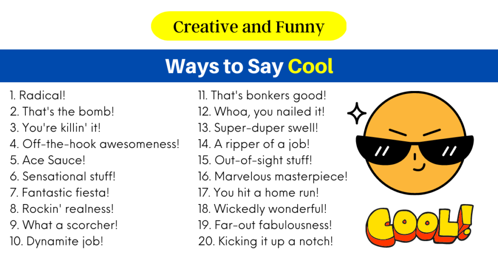 How To Say Cool