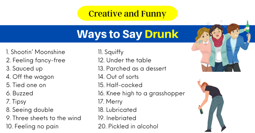 Ways to Say Drunk