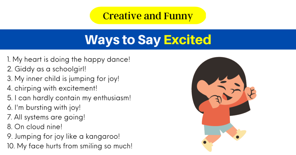 Ways to Say Excited