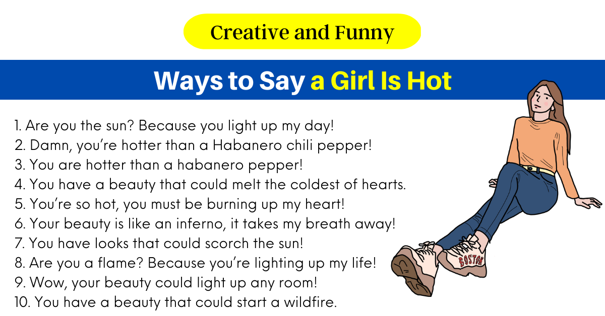 Ways to Say a Girl Is Hot