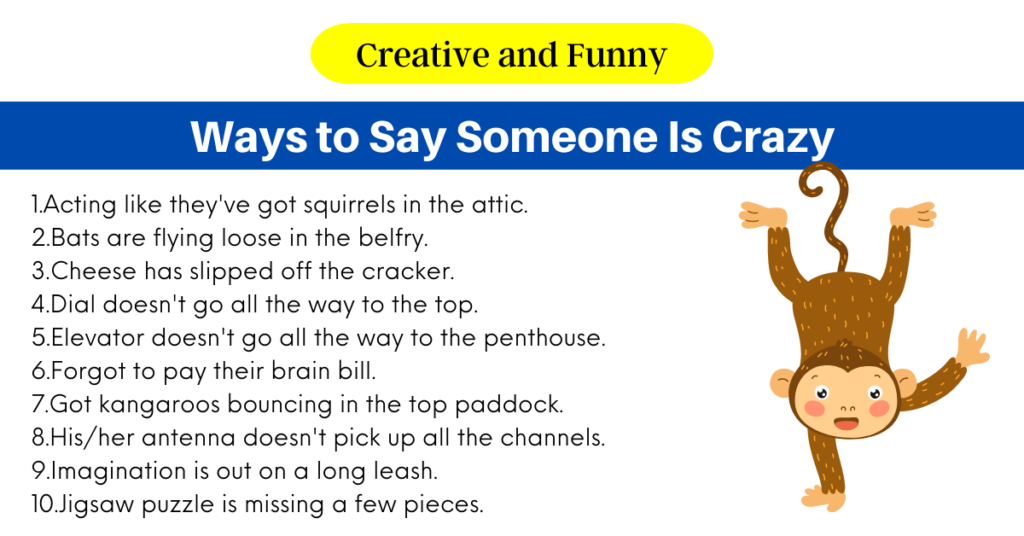 50-creative-and-funny-ways-to-say-someone-is-crazy-2024